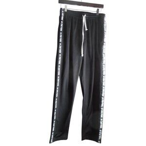 Zoo York Black jogger track casual Pants Size S pockets Elastic drawstring waist
